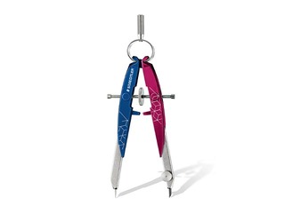 Compass Staedtler, 556, metal, pink/blue