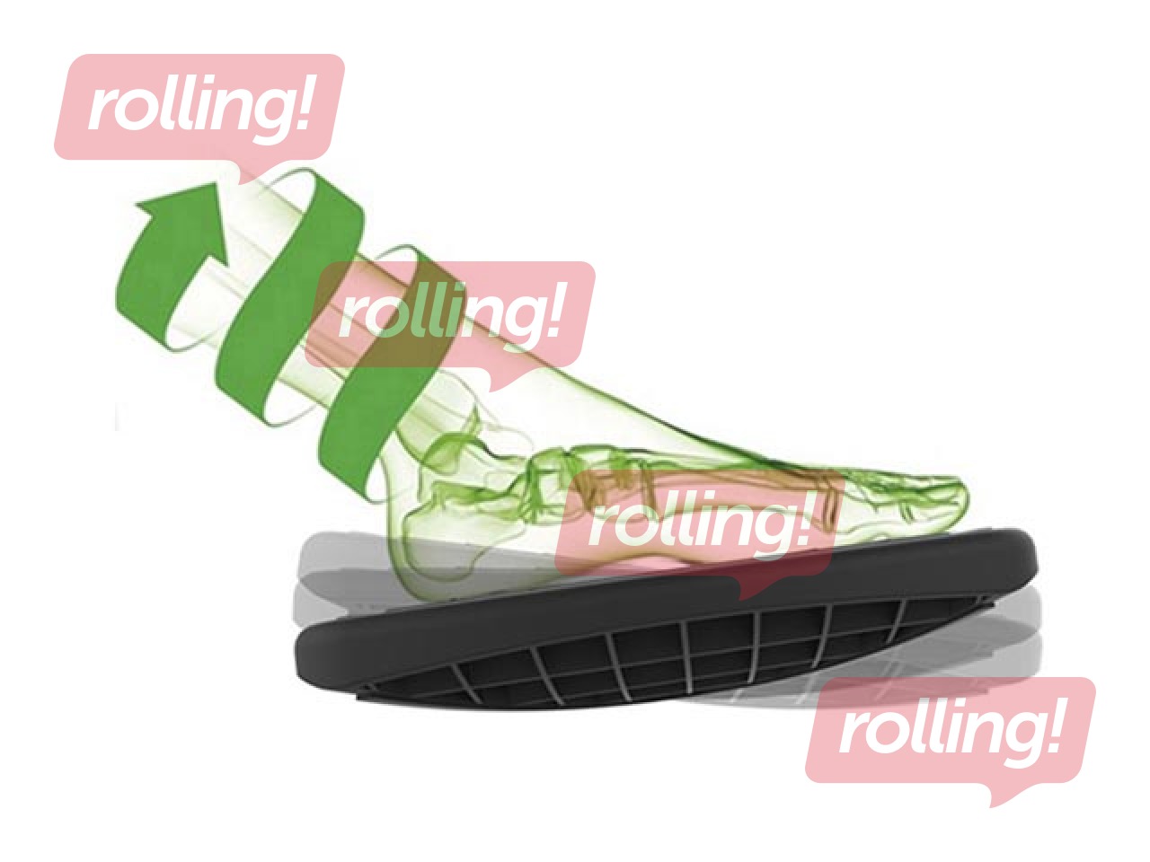 Kāju un līdzsvara paliktnis Unilux Updown 