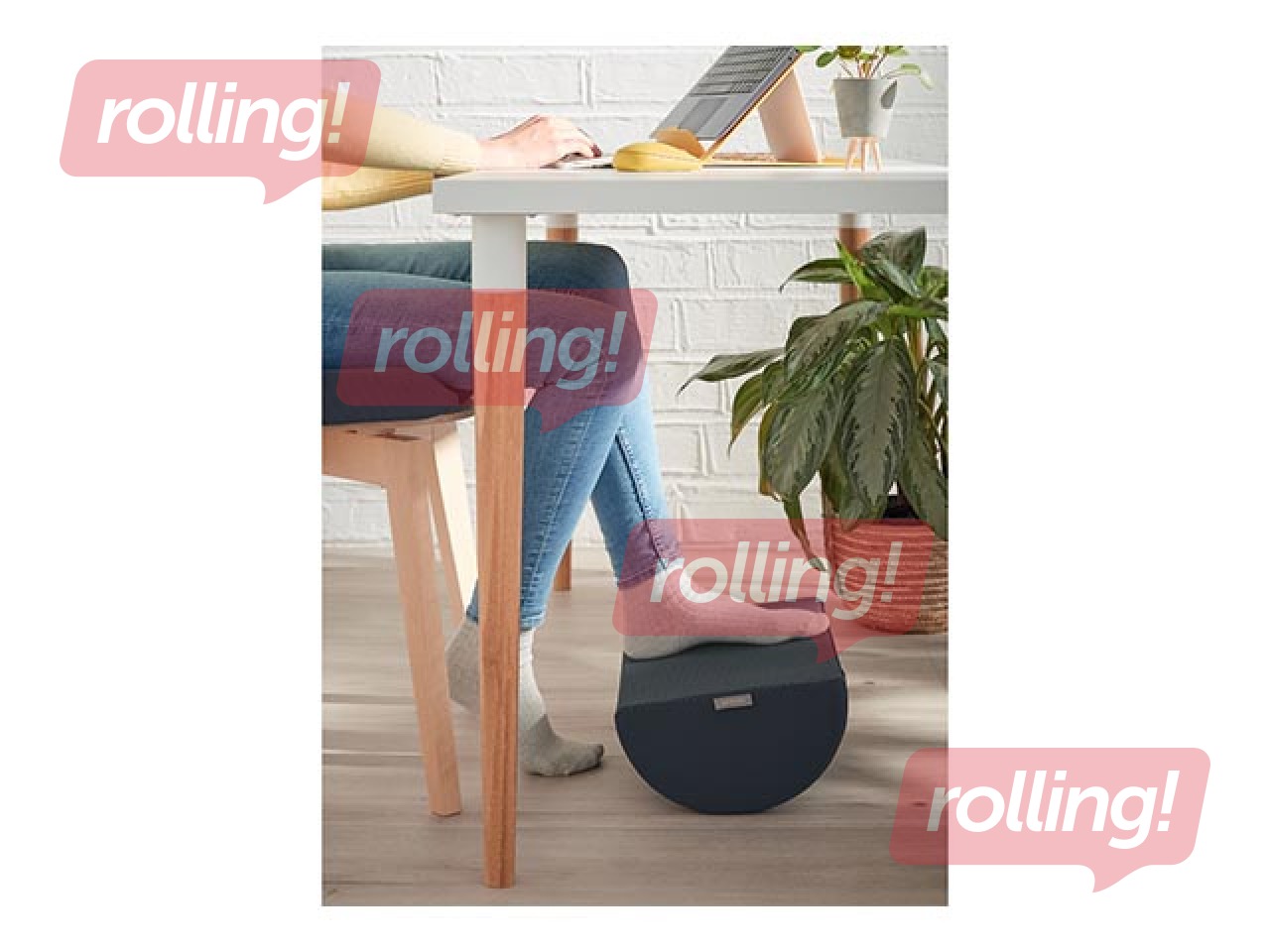 Kāju paliktnis Leitz Ergo Cosy, pelēks