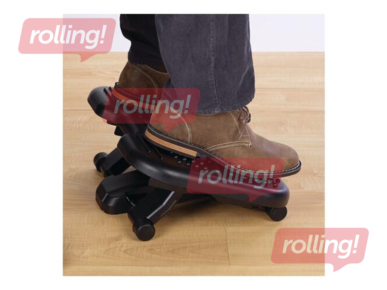 Kāju paliktnis Kensington SmartFit SoleMassage, melns