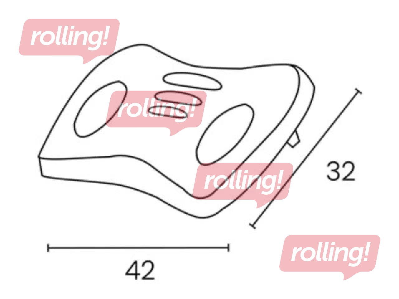 Foot rest Unilux Oceanis Chrysalis