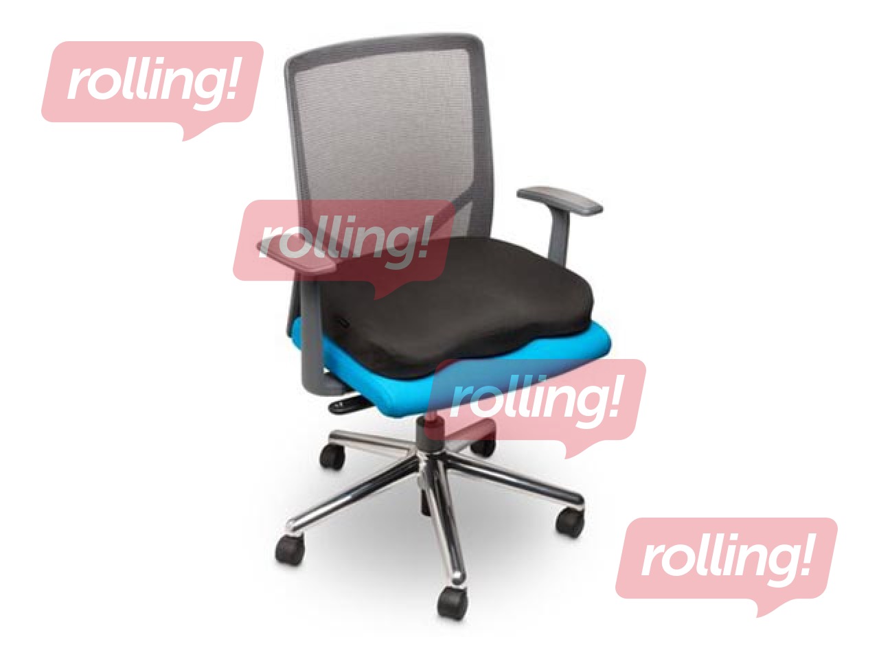 Pehme istmepadi Kensington Ergonomic Memory Foam, must