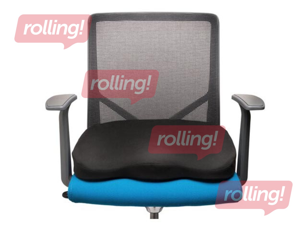 Pehme istmepadi Kensington Ergonomic Memory Foam, must