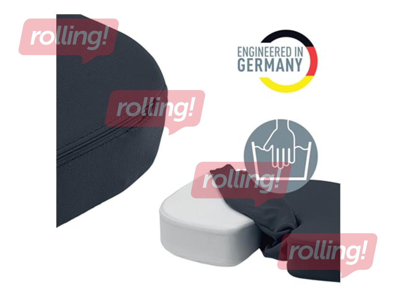 Krēsla paliktnis Leitz Ergo Cosy Cushion, pelēks