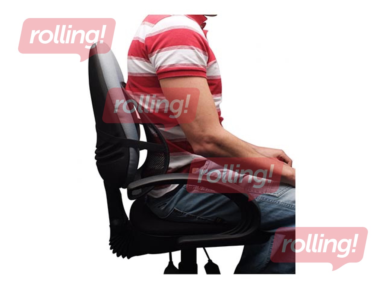 Backrest Q-Connect, black