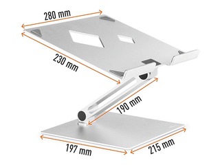 Laptop stand Durable Rise