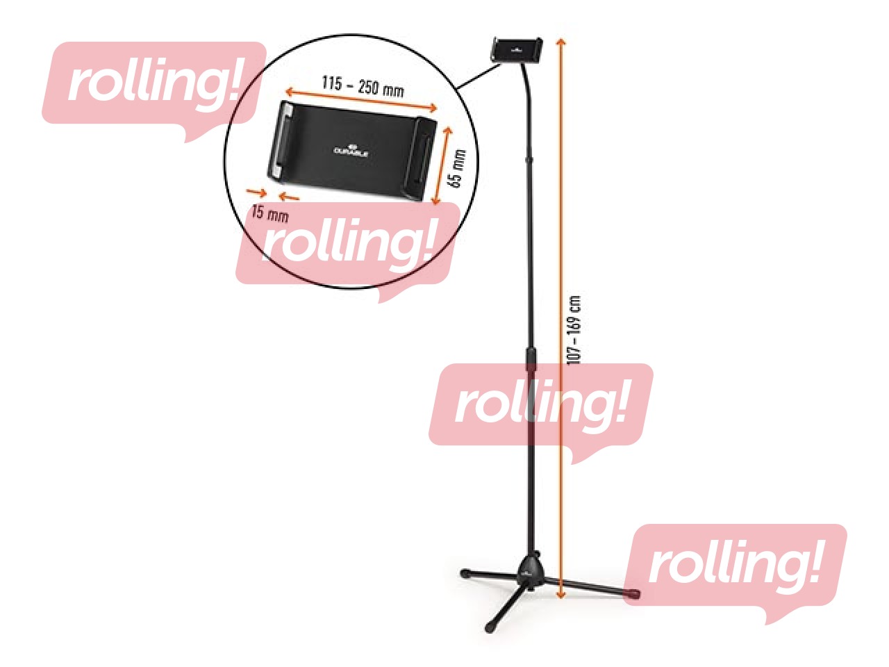 Planšetdatora turētājs Durable Twist Floor