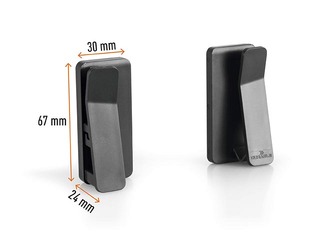 Planšetdatora sienas turētāji Durable, melni, 2 gab.