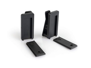 Tablet wall dock Durable, black, 2 pcs.