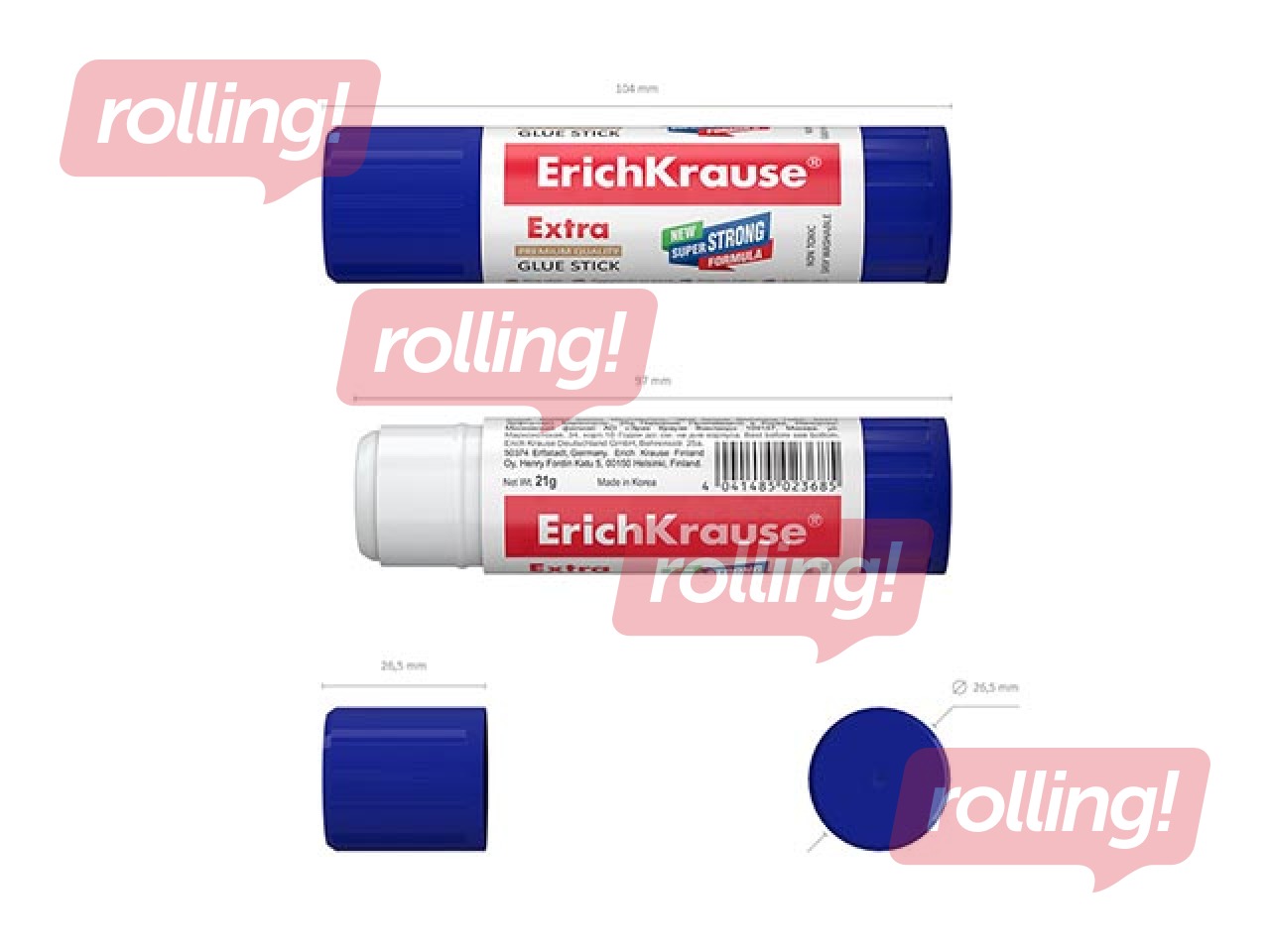 Līmes zīmulis ErichKrause Extra, 21g