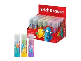 Клей-карандаш ErichKrause, EasyStick, Jolly Friends, 15г