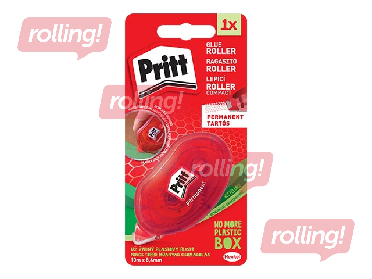 Līme rolleris Pritt, permanenta līme, 8.4mm x 10m