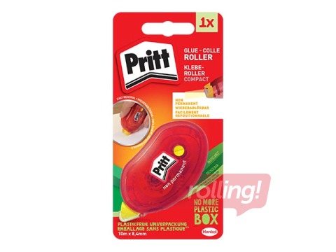 Glue roller Pritt, 8.4mm x 10m, non permanent