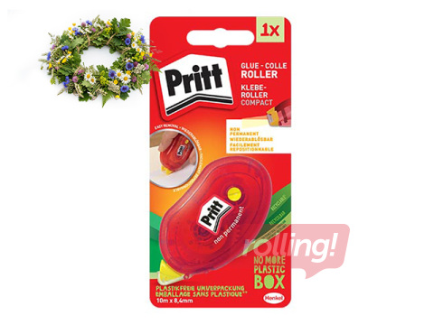 Līme rolleris Pritt, 8.4mm x 10m, ne permanenta līme +Līgo dāvana!
