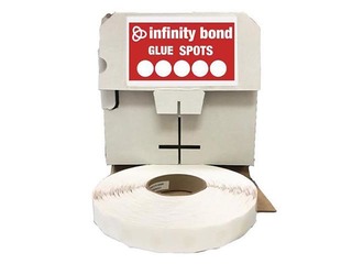 Ümmargused kleebispaberid Hotmelt, tugev nakkuvus, 10mm x 5000 täppi