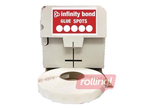 Glue points Hotmelt, low degree of adhesivness, 10mm x 5000 dots