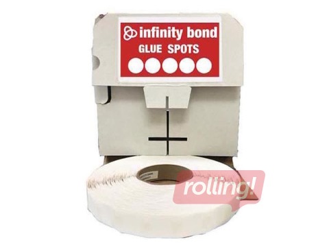 Līmes punkti Hotmelt, zema lipības pakāpe, 10mm x 1000 punkti