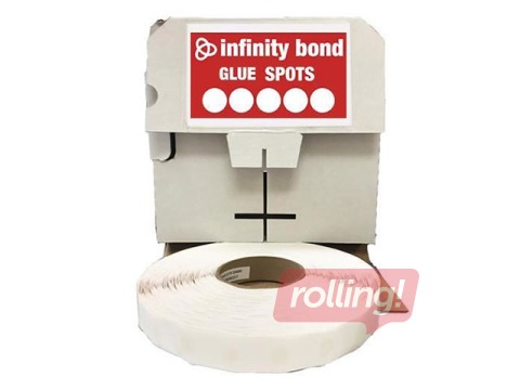 Līmes punkti  Hotmelt, vidēja lipības pakāpe, 10mm x 1000 punkti