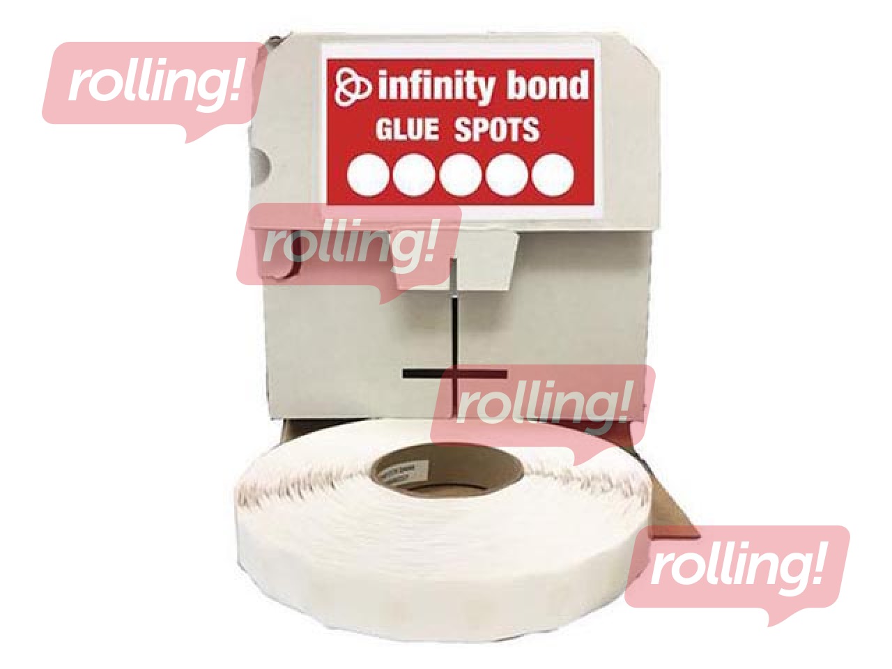 Glue points Hotmelt, medium degree of adhesivness, 10mm x 5000 dots