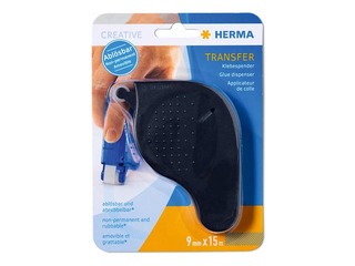 Клей - роллер Herma, 9мм x 15м, неперманентный клей