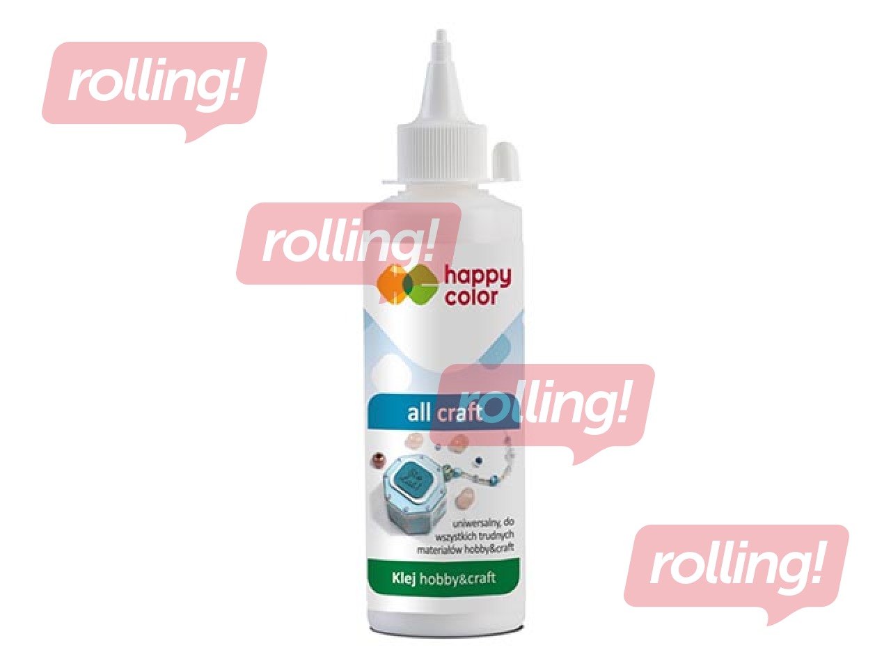 Käsitööliim Happy Color aplikaatoriga, 100 g