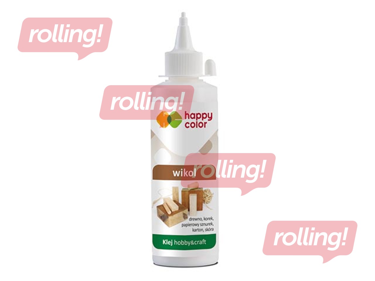 Glue for wood Happy Color, ar aplikatoru 100g