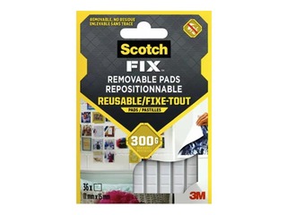 Removable Adhesive Pads Scotch, 1mm x 15mm, 36 pcs