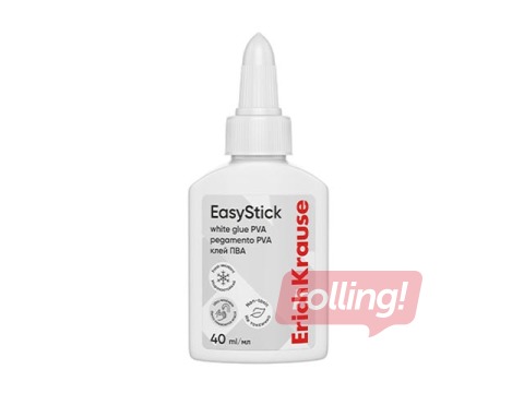 Клей ПВА ErichKrause, EasyStick, 40мл