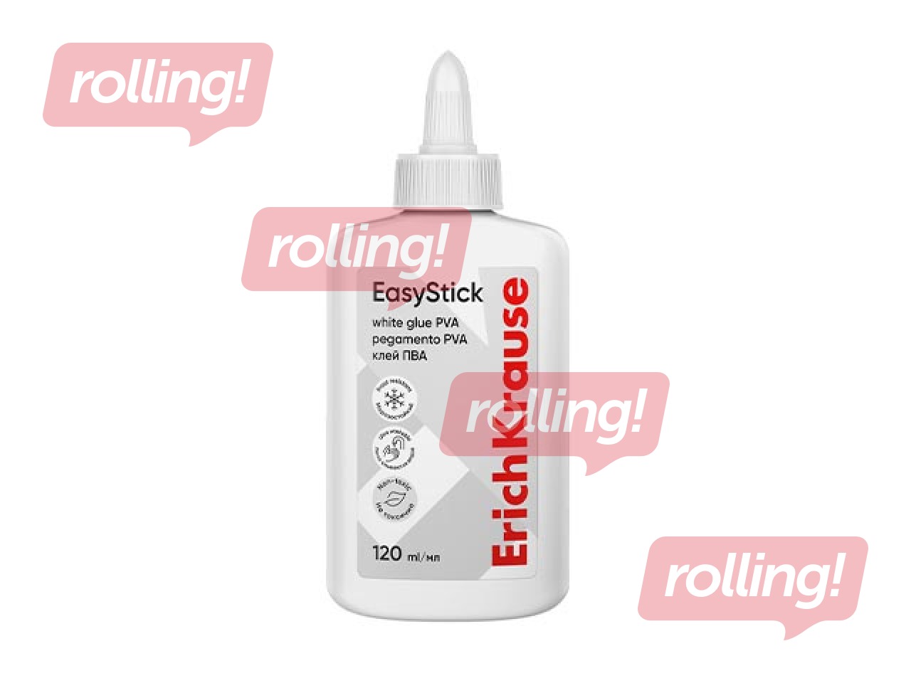 PVA glue ErichKrause, EasyStick, 120ml