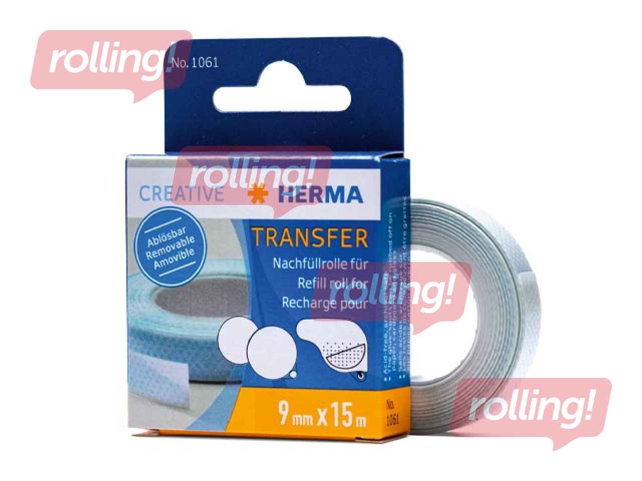 Запасной ролик клея Herma, съемный клей, 15м