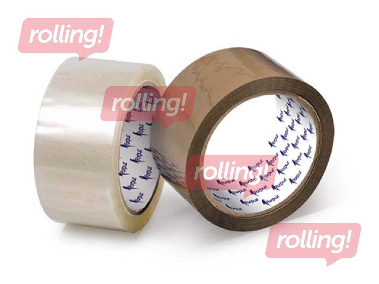 Packing tape Forpus, transparent, 50mm х 50m, 50 mic.