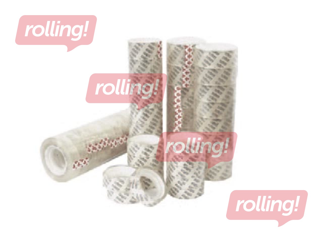 Līmlente MemoBe, caurspīdīga, 12mm x 10m, 12 gab.