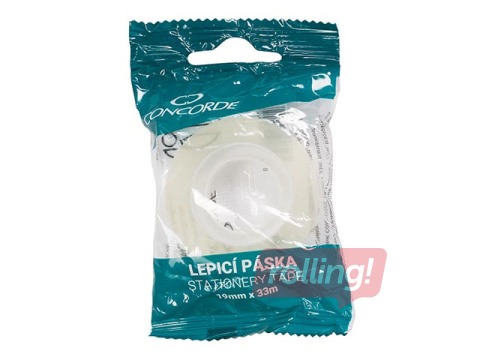 Līmlente Concorde, caurspīdīga, 19mm x 33m, 1 gab.