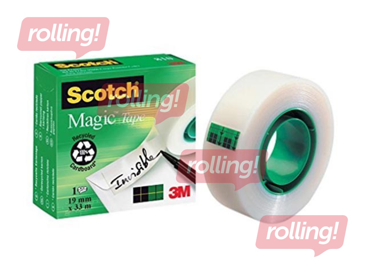 Līmlente 3M Scotch Magic 810, 12mmx33m, 1 gab., matēta