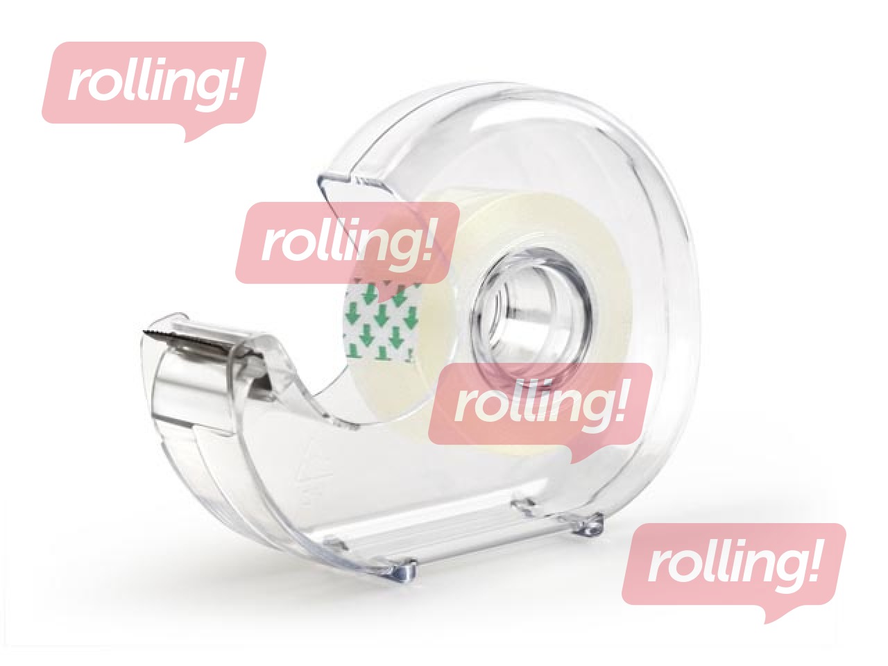 Kleeplint hoidjaga Forpus, läbipaistev, 19mm x 33m