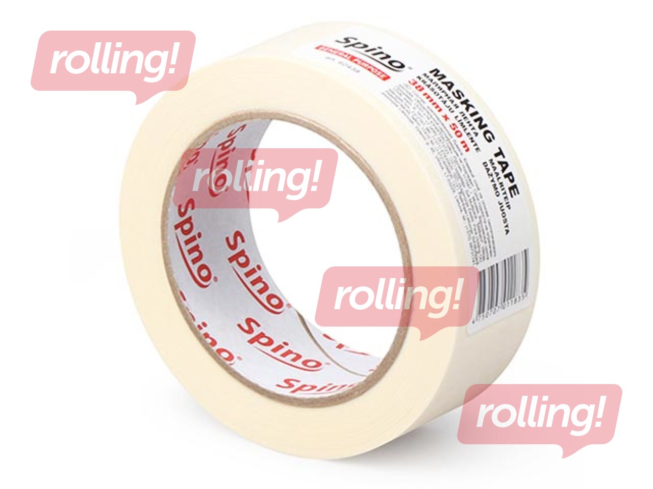 Adhesive paper tape 38 mm x 50 m, white
