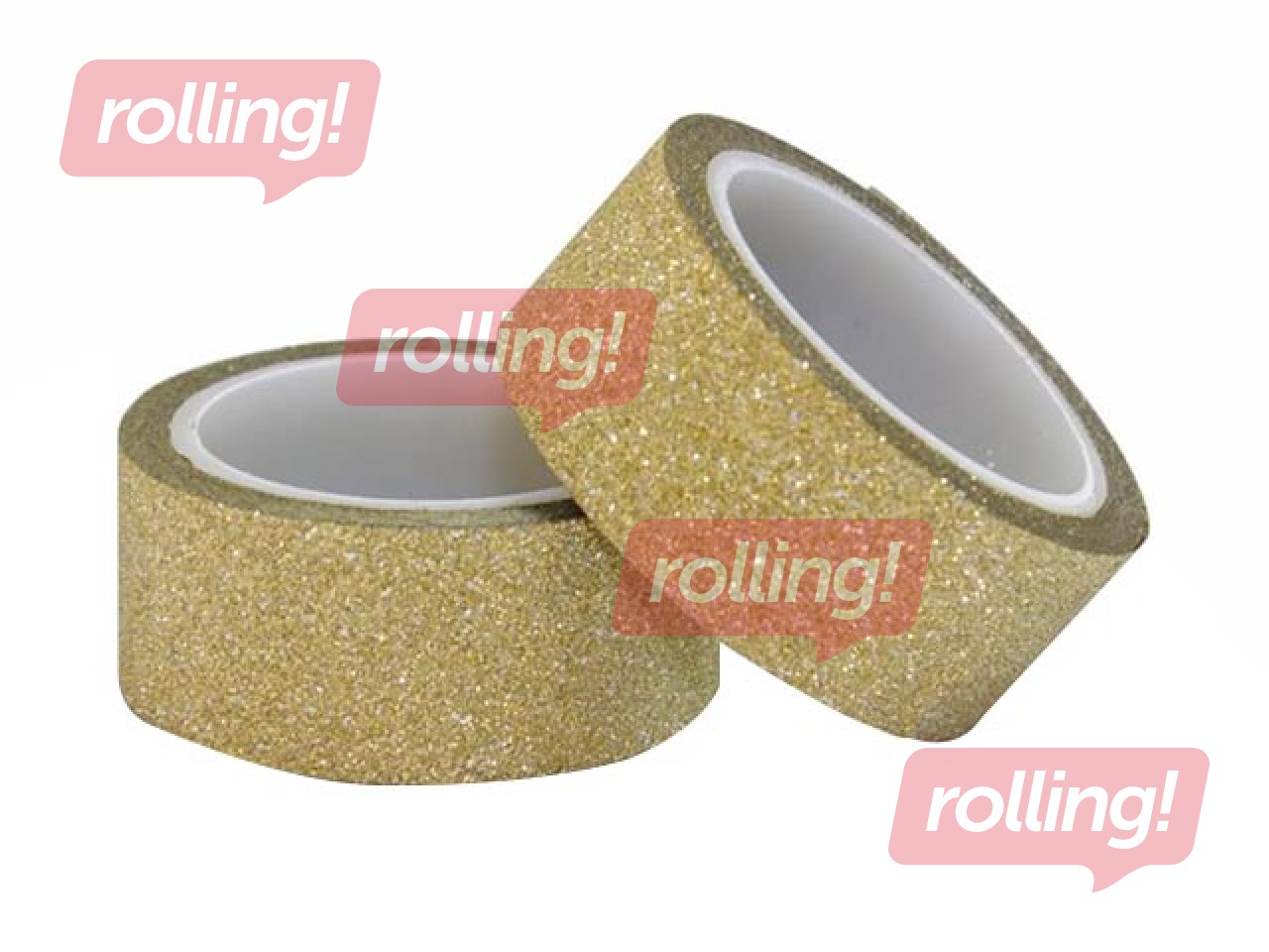 Лента самоклеящийся, золотого цвета, 15мм х 3м, 2 шт.