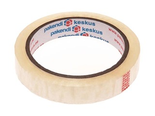 Kleeplint läbipaistev, läbimõõt 76mm, 18mm x 66m