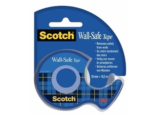 Līmlente ar turētāju 3M Scotch Removable, 19mm x 16.5m
