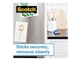 Līmlente ar turētāju 3M Scotch Removable, 19mm x 16.5m