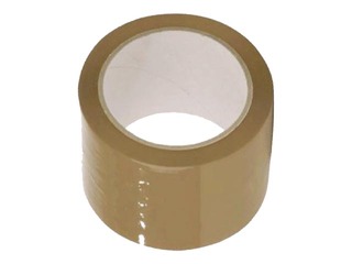Adhesive tape for packaging, acrylic, brown, 75m x 66m
