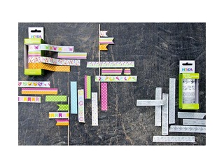 Līmlente Heyda, Spring, Flowers, papīra, dažādas krāsas, 15mm x 5m