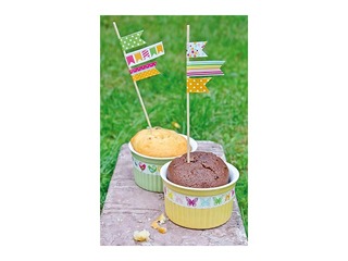 Līmlente Heyda, Spring, Butterflies, papīra, dažādas krāsas, 15mm x 5m