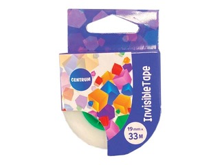 Līmlente Centrum, matēta, caurspīdīga, 19mm x 33m 