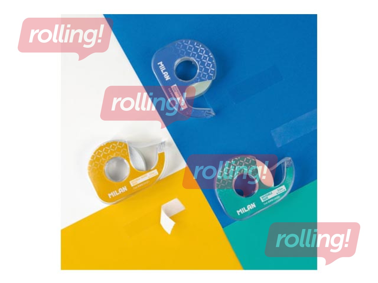 Līmlente Milan, caurspīdīga, 19mmx33m