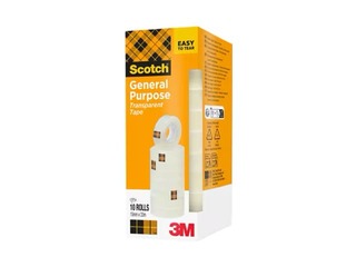 Līmlente 3M Scotch 508, 15mmx33m, caurspīdīga, 10 gab.