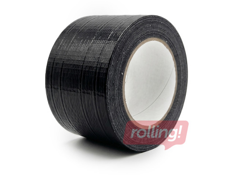 Клейкая лента Duct Tape, черная, 75мм x 50м