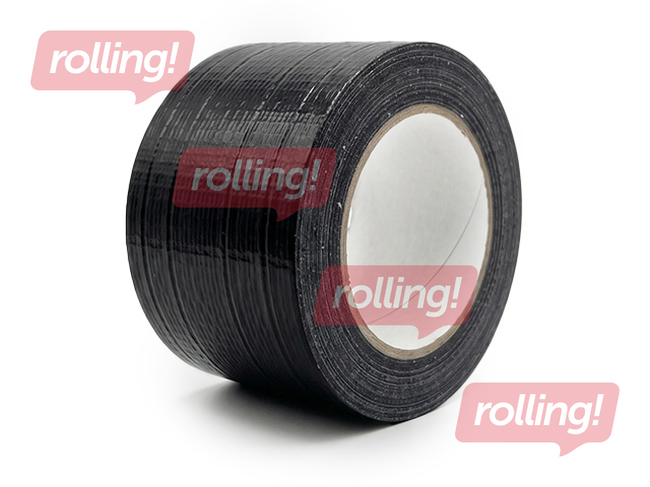 Teip Duct Tape, must, 75mm x 50m