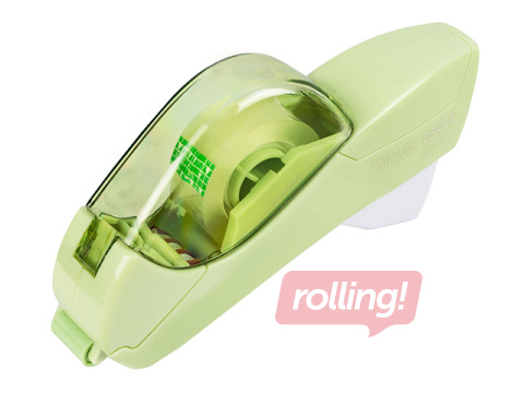 Tape dispenser Eagle with tape T5165AB, green, 33mm×19m and 33mm×12m