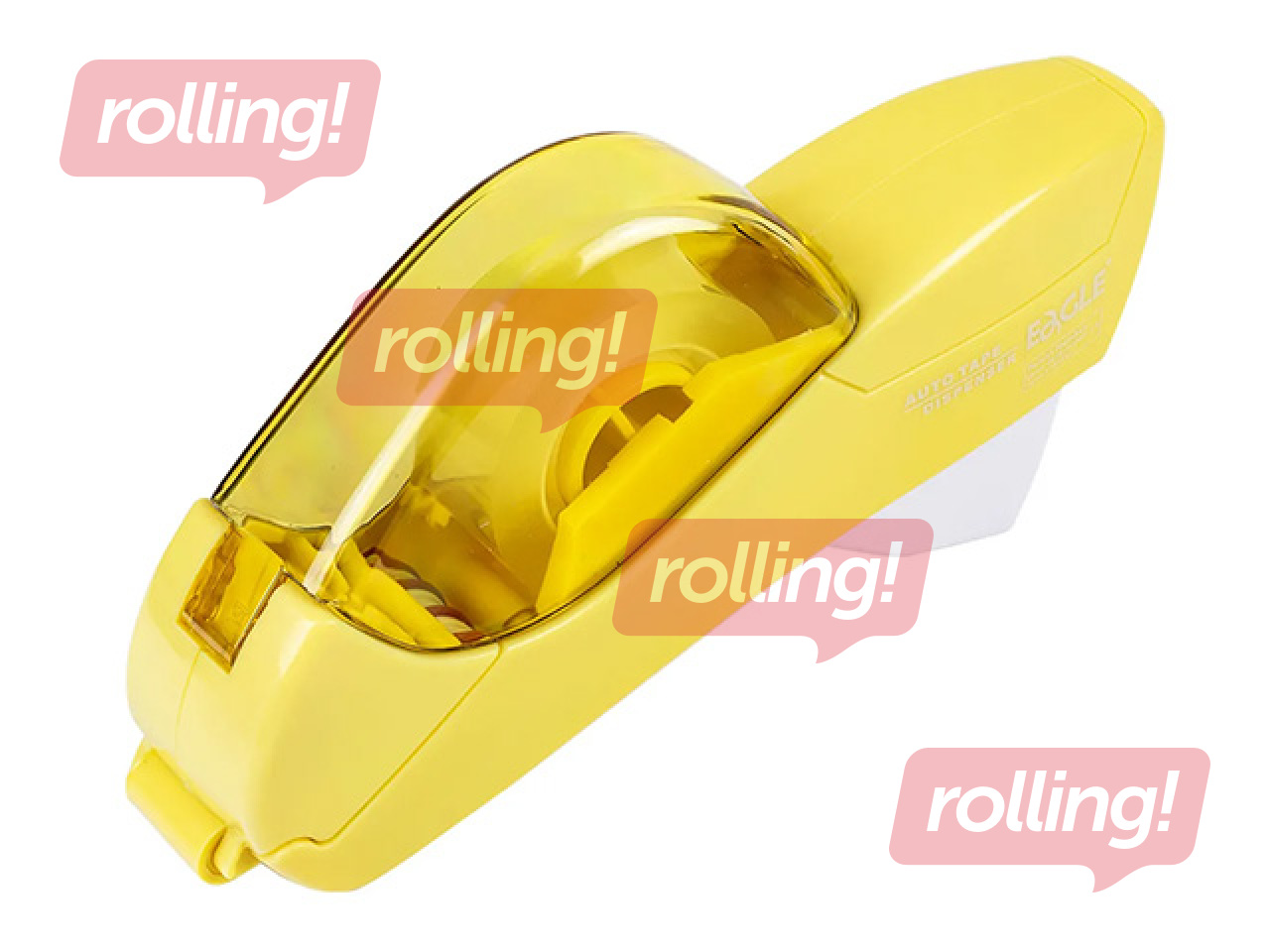 Līmlentes turētājs Eagle ar līmlenti T5165AB, dzeltens, 33mm×19m un 33mm×12m